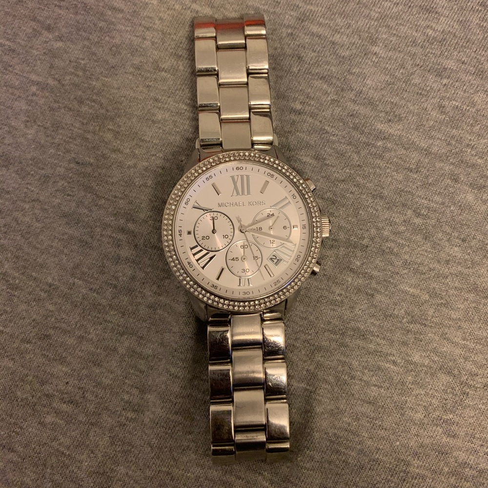 Michael Kors watch with crystals